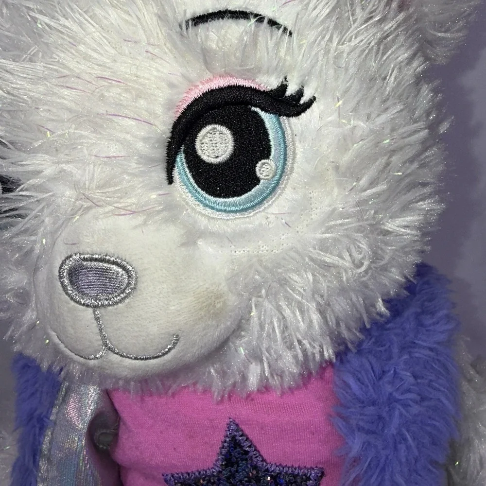 Build-A-Bear Disney Princess 25th Celebration White Sparkle Plush With Clothes